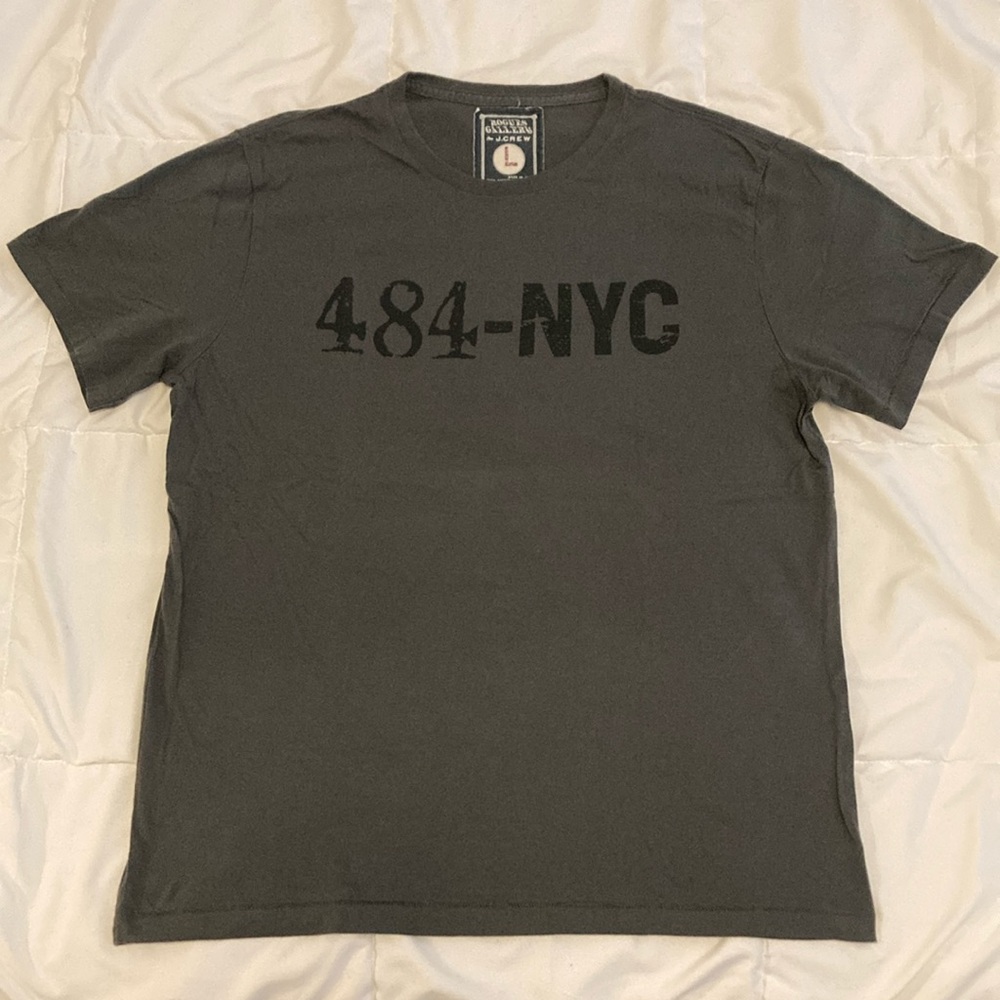 Rogues Gallery x J.Crew Mens T Shirt Dark Gray Size L